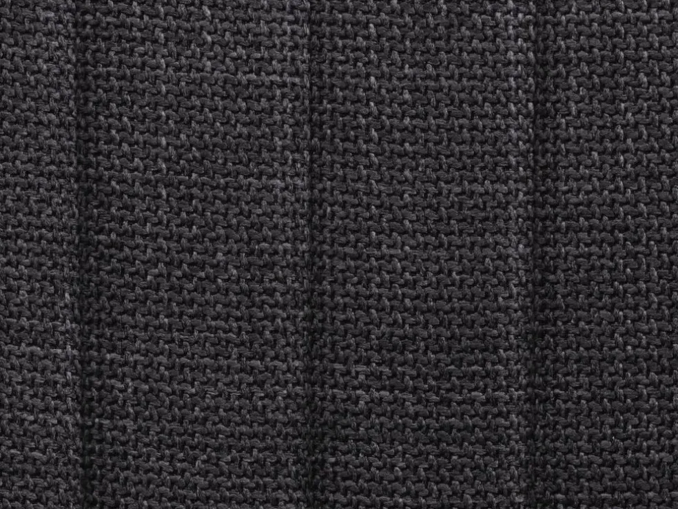 ADSLEVSilla de comedor ADSLEV tela gris antracita/negro