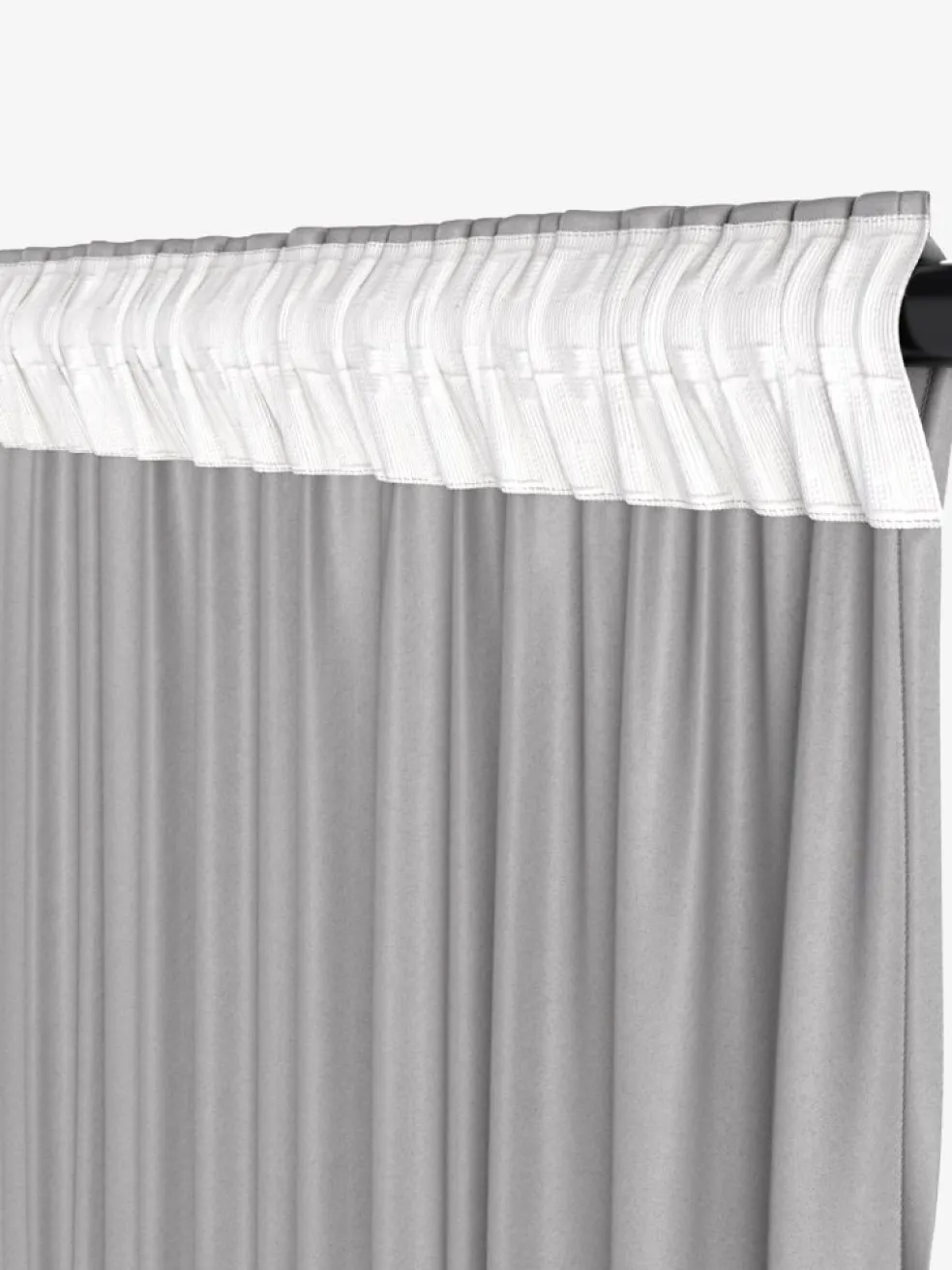 AMUNGENCortina semiopaca AMUNGEN 1x140x175 gris claro
