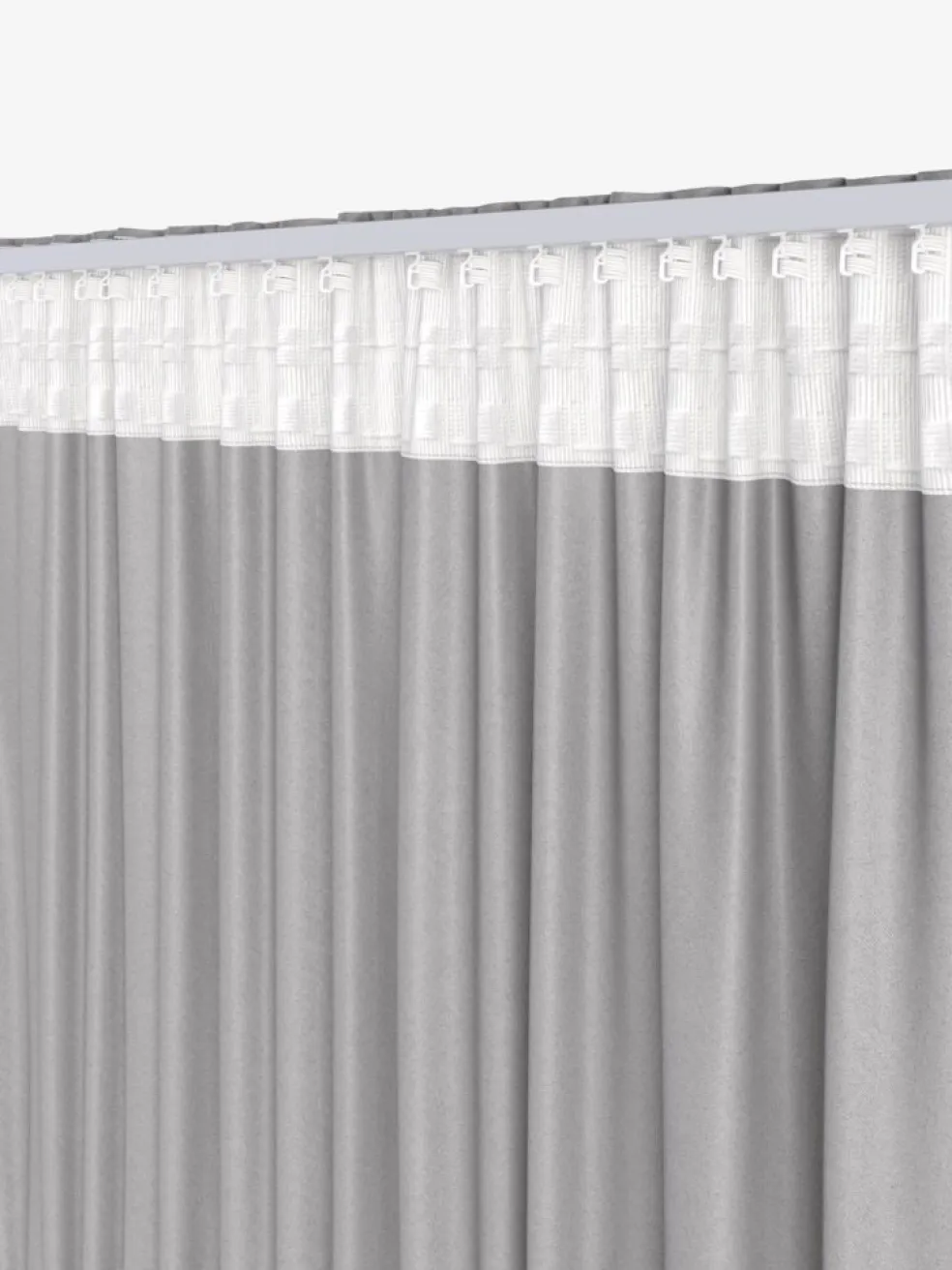AMUNGENCortina semiopaca AMUNGEN 1x140x175 gris claro