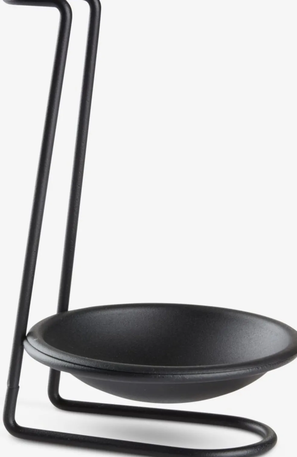 ARNTSoporte cepillo vajilla ARNT Ø11xA18cm acero inox negro