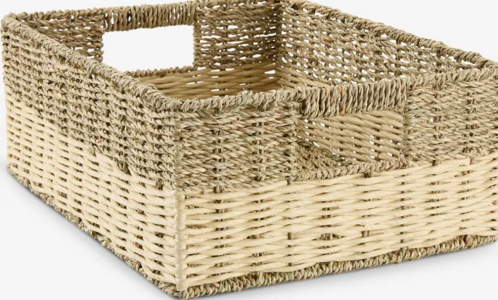 ARTHURCesta ARTHUR A29xL39xA15cm blanco