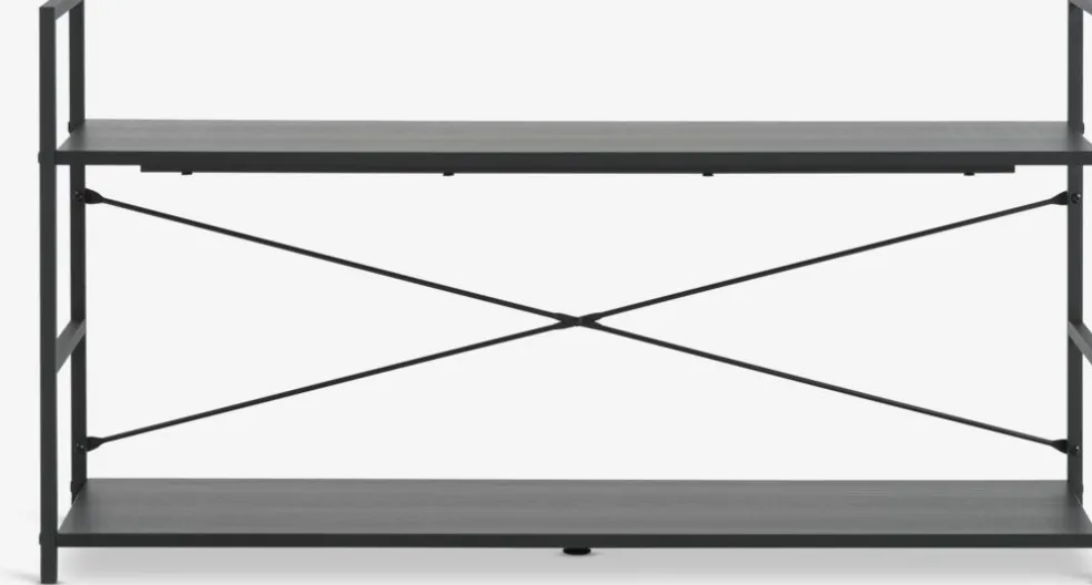 ASTRUPMueble TV ASTRUP 1 estante negro