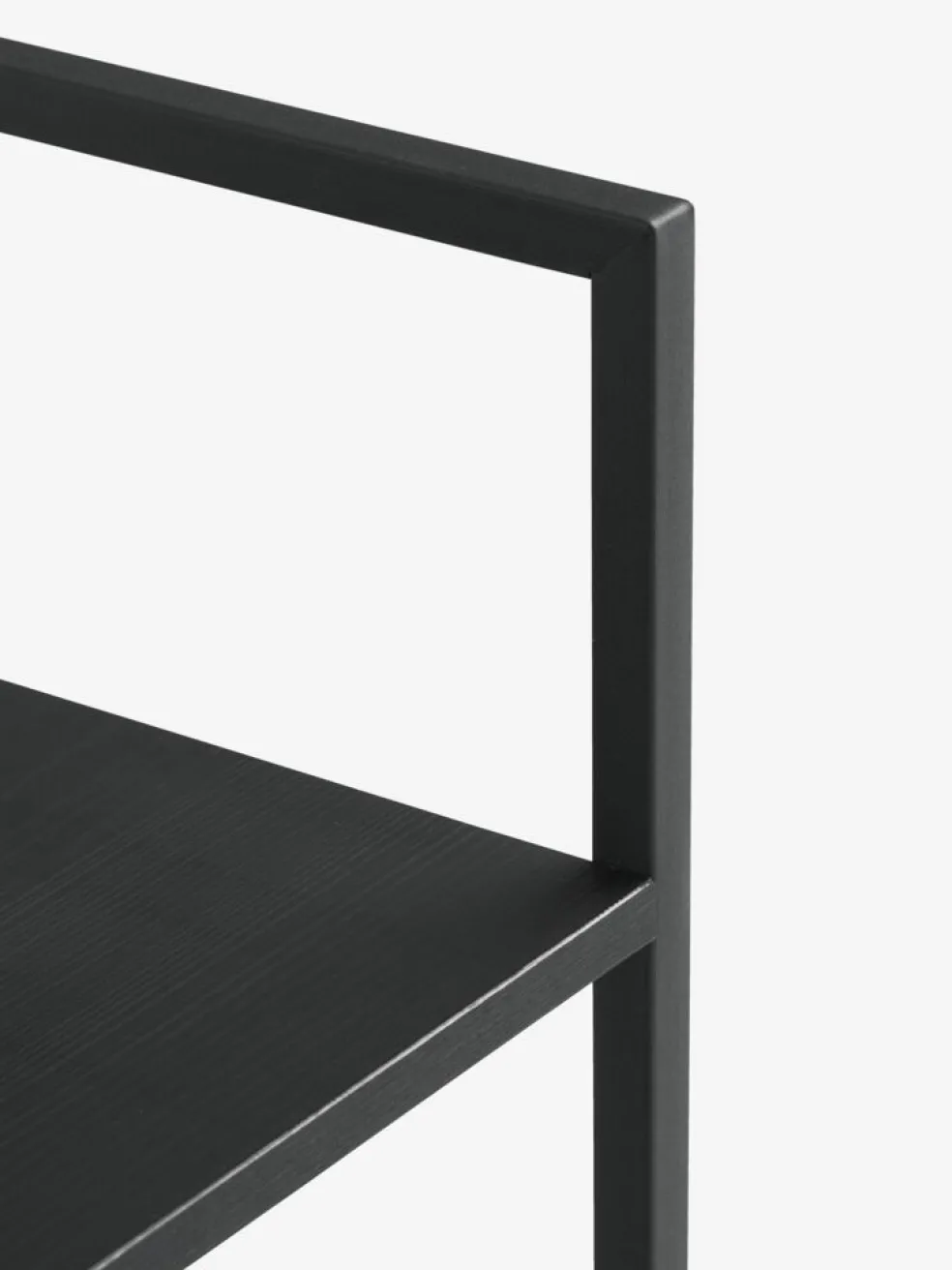 ASTRUPMueble TV ASTRUP 1 estante negro