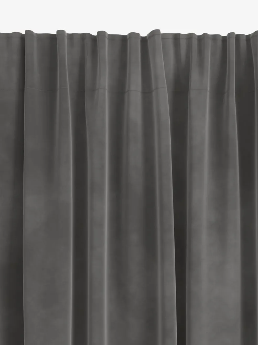 AUSTRACortina AUSTRA 1x140x300 terciopelo gris