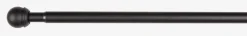 BALLBarra de cortina BALL 120-210cm negro