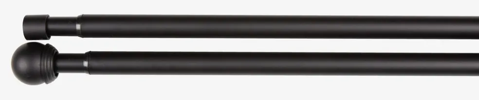 BALLBarra de cortina doble BALL 120-210cm