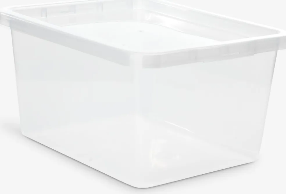 BASIC BOXCaja BASIC BOX 20L con tapa transparente