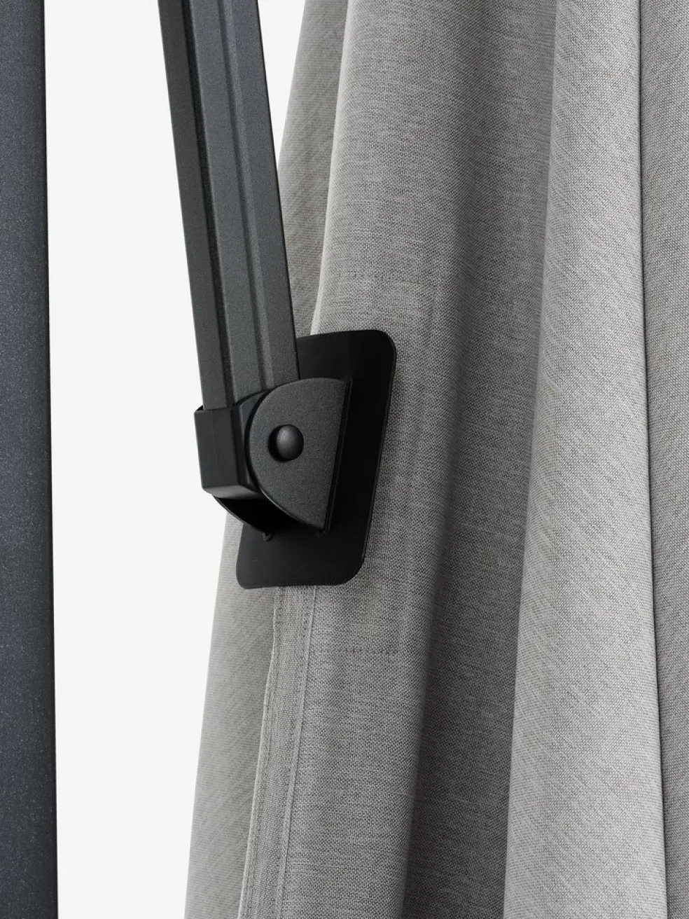 BUBERGSombrilla colgante BUBERG A300xL300 gris claro