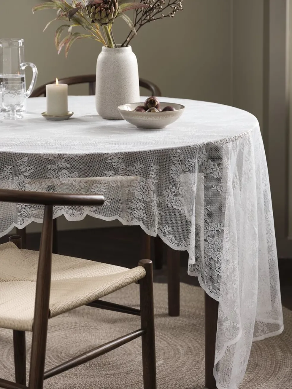 CIKORIAMantel CIKORIA 140x240 blanco