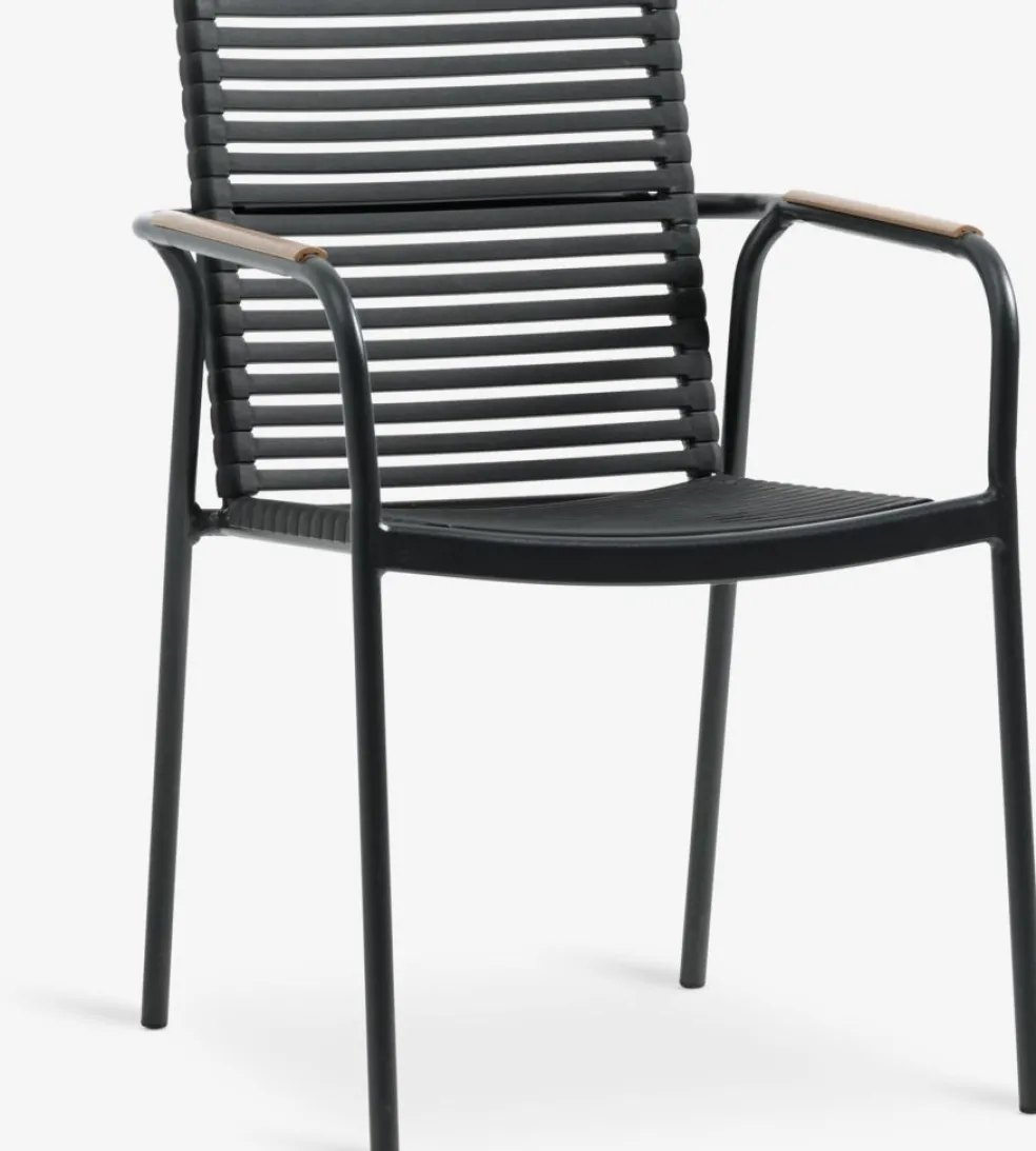 DAGSVAD + NABEMesa FAUSING L190 + 4 sillas NABE negro