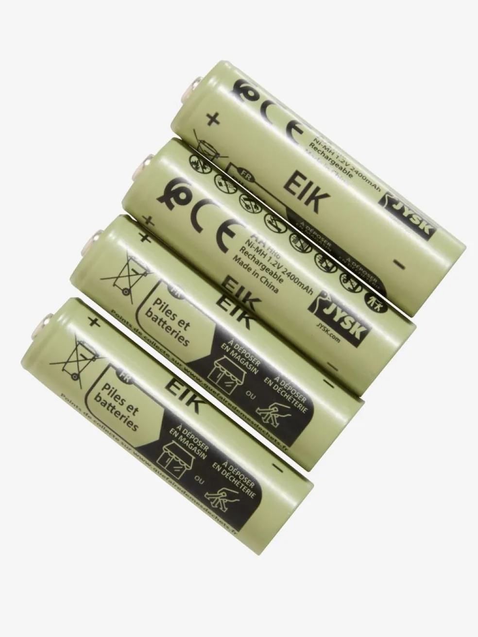 EIKPilas recargables EIK AA 4 unidades