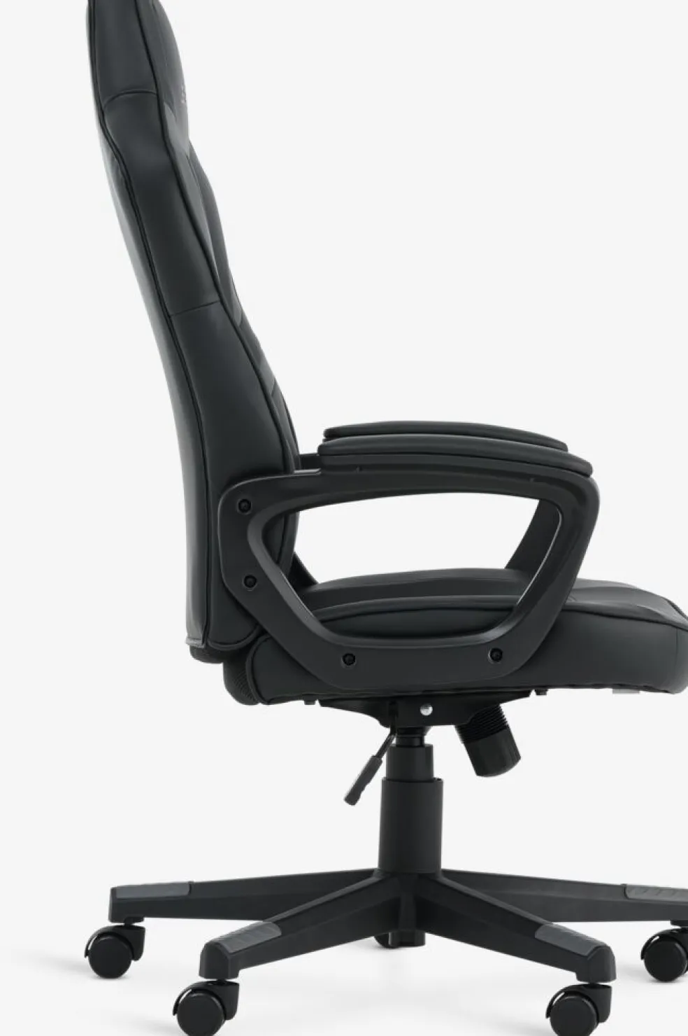 FJELSTEDSilla gaming FJELSTED polipiel negro/gris