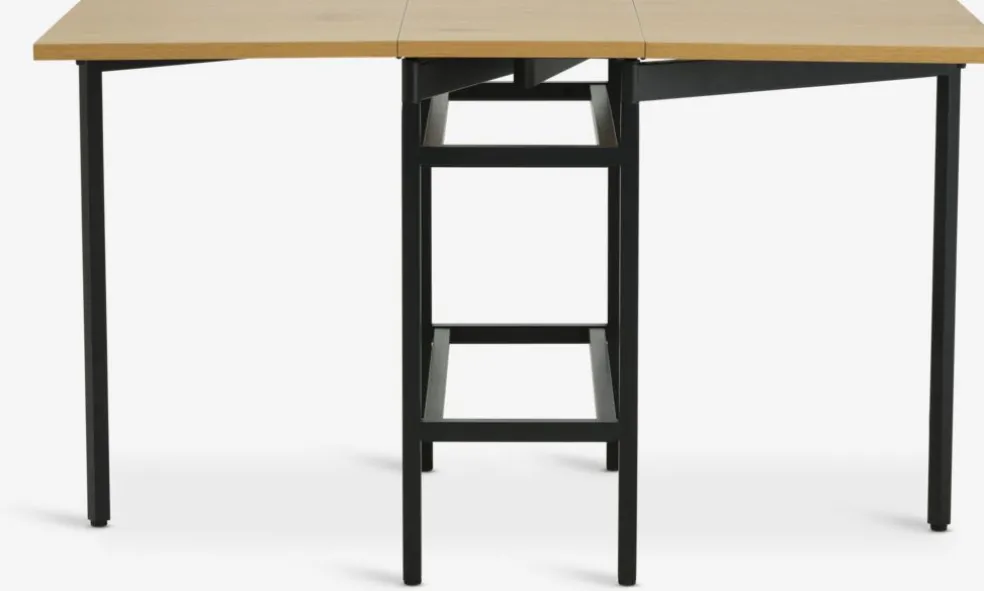 FOLDINGBROMesa de comedor FOLDINGBRO 75x38/84/130 color roble cálido