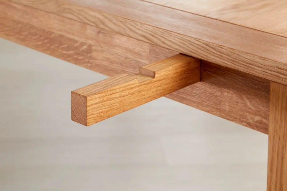 HAGEMesa de comedor HAGE 90x190 roble natural