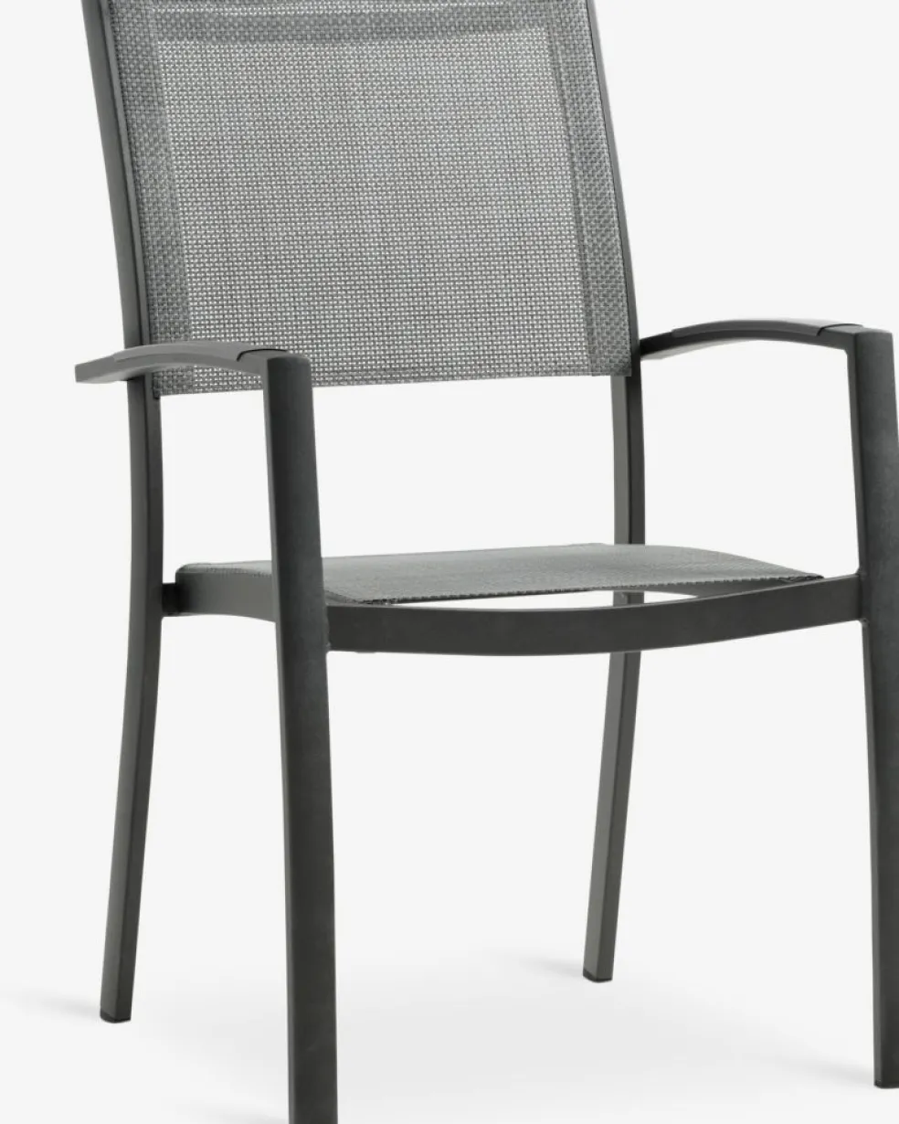 HAGEN + STRANDBYMesa HAGEN L214 + 4 sillas STRANDBY gris