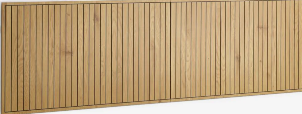 HEMDRUPPanel decorativo de pared HEMDRUP 200x60 color roble cálido
