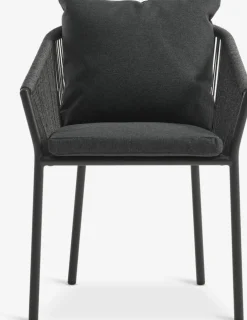 HESTEHAVE + GILJAMesa HESTEHAVE L205/275 negro + 4 sillas GILJA gris