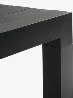 HESTEHAVE + GILJAMesa HESTEHAVE L205/275 negro + 4 sillas GILJA gris