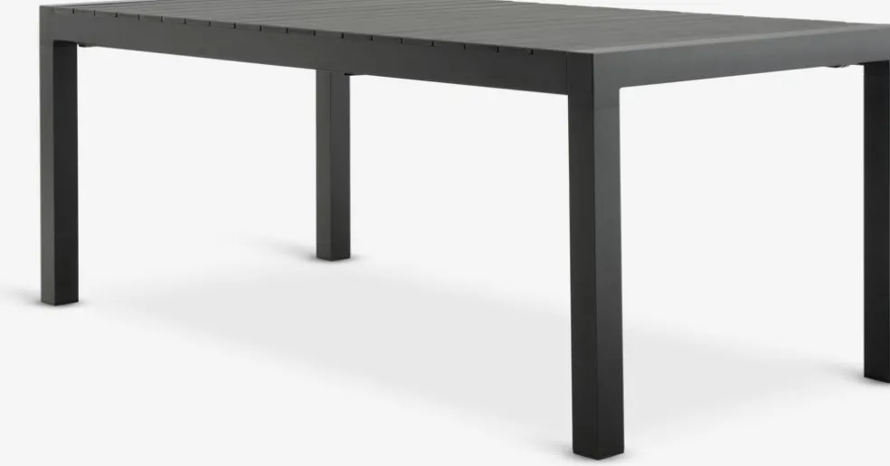 HESTEHAVEMesa de jardín HESTEHAVE A95xL205/275 negro