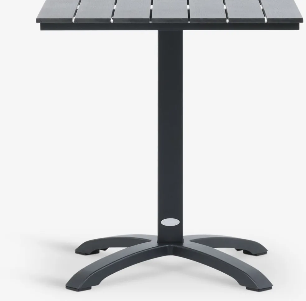 HOBROMesa de balcón HOBRO A70xL70 negro
