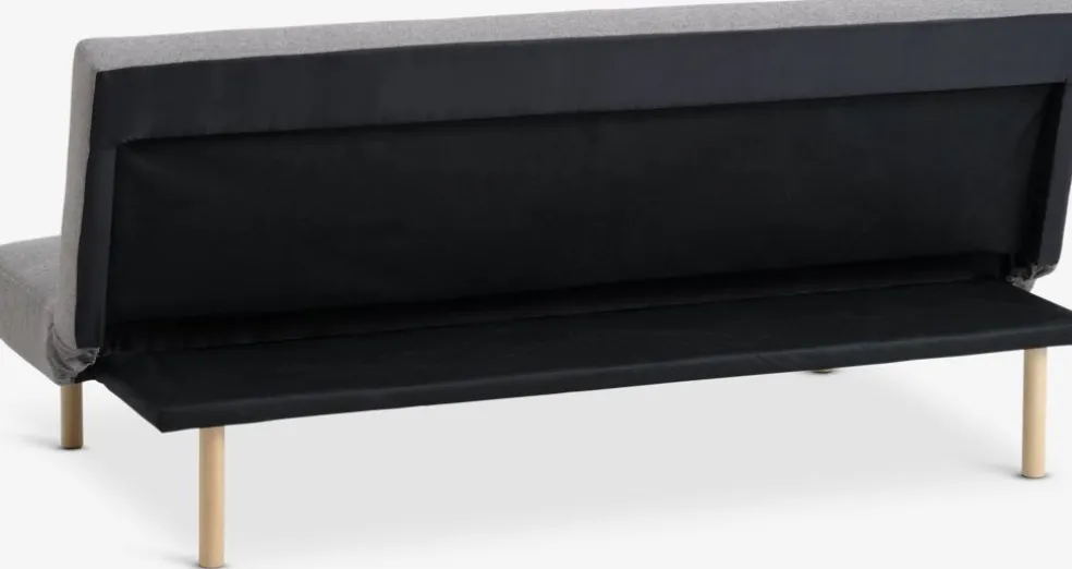 HOLSTEDSofá cama HOLSTED tela gris/natural