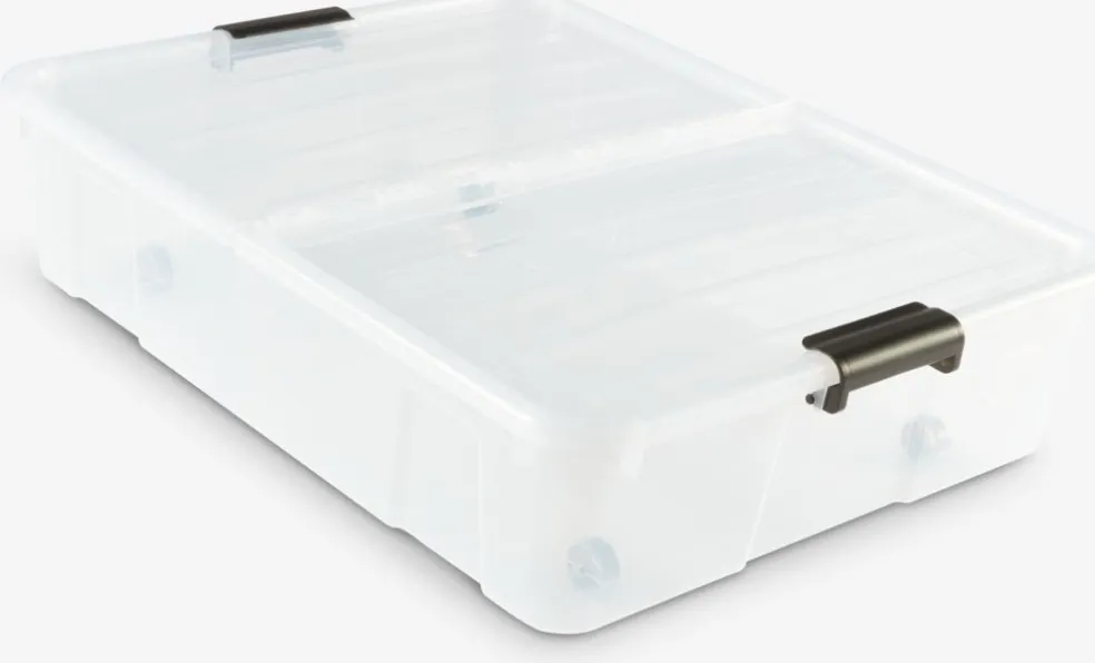 HOME BOXCaja bajo cama HOME BOX A56xL70xA19 49L con tapa