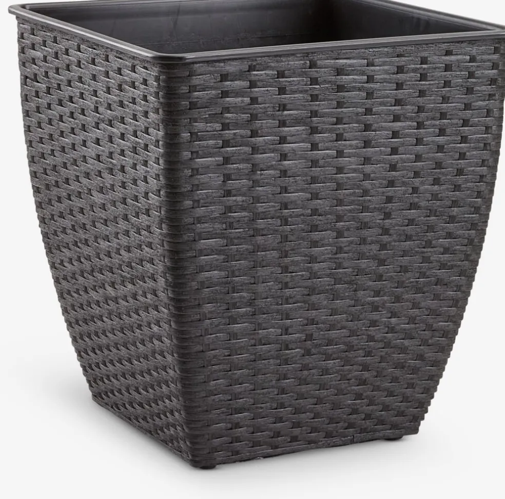 ISLOMCesto de jardín ISLOM 38x38x39 negro