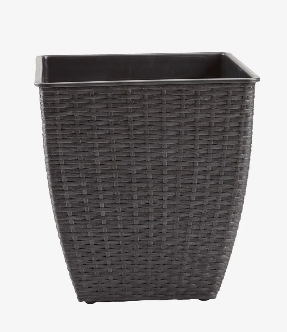 ISLOMCesto de jardín ISLOM 38x38x39 negro