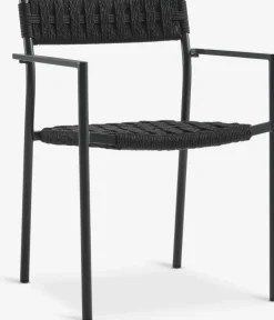 KAPPRUET + TRILLEVALLENMesa KAPPRUET L65 + 2 sillas TRILLEVALLEN negro