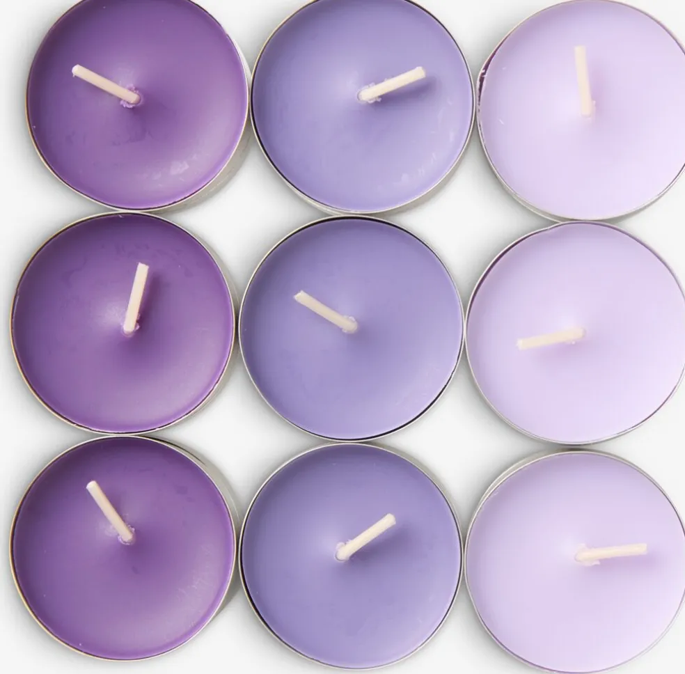 KENNIVelas pequeñas KENNI lavanda 18 unidades