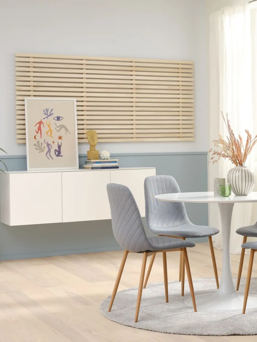 KETTINGEPanel decorativo de pared KETTINGE 160x90 natural