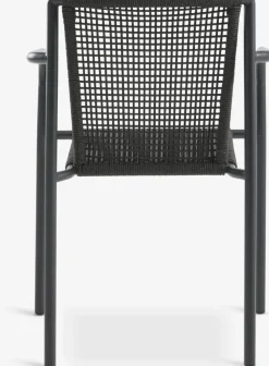 LANGET + KRISTIANSTADMesa LANGET L207 negro + 4 sillas KRISTIANSTAD verde