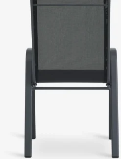 LEKNESSilla apilable LEKNES negro