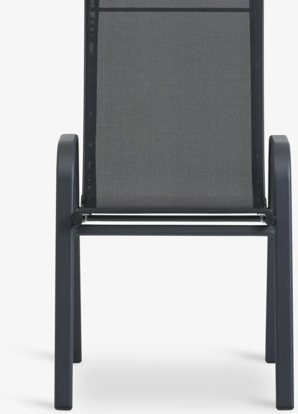 LEKNESSilla apilable LEKNES negro
