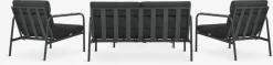 LILLESTROEMConjunto muebles jardín LILLESTROEM 4 plazas negro