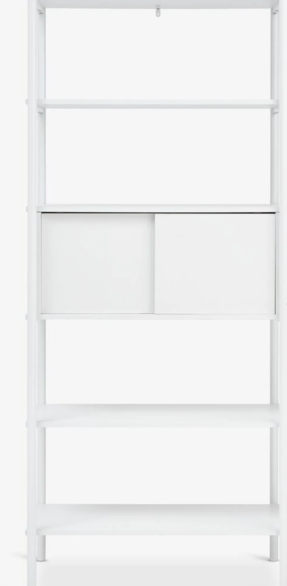 LINDVEDEstantería LINDVED 6 estantes 2 puertas blanco