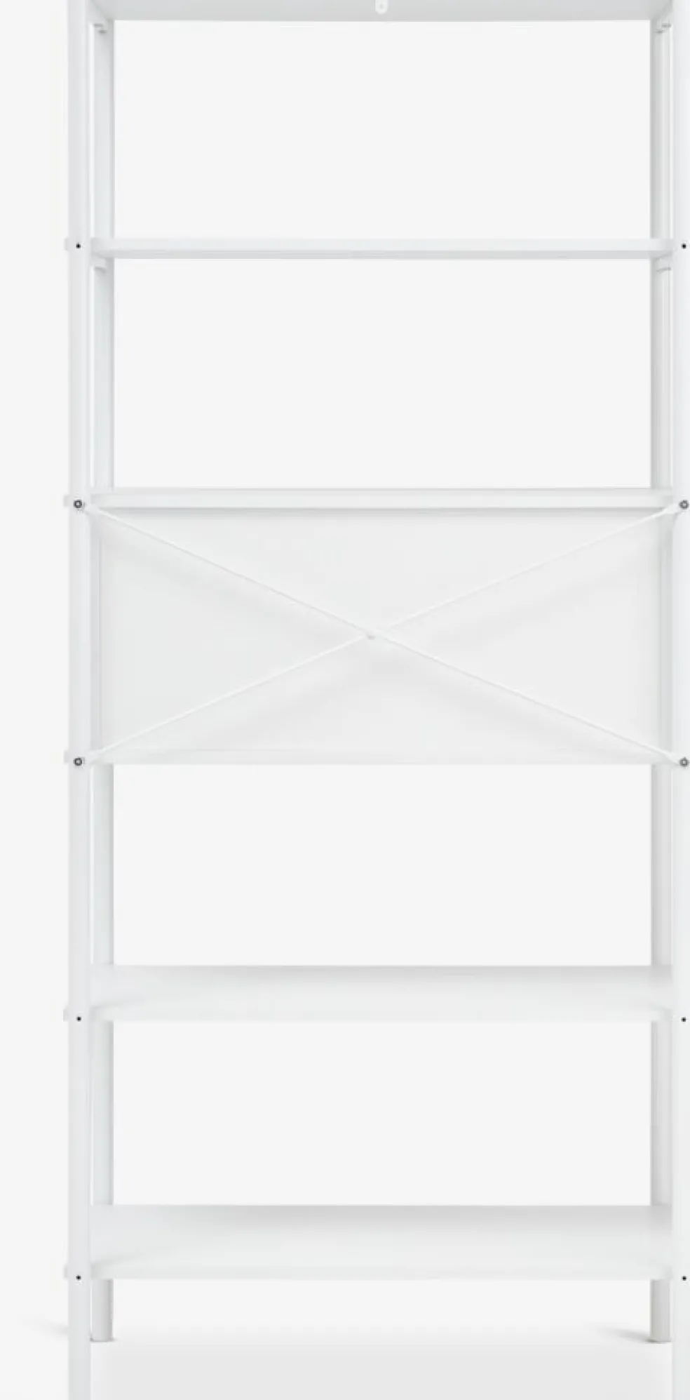LINDVEDEstantería LINDVED 6 estantes 2 puertas blanco