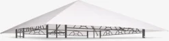 LOFOTENTecho para cenador LOFOTEN A3xL3m blanco
