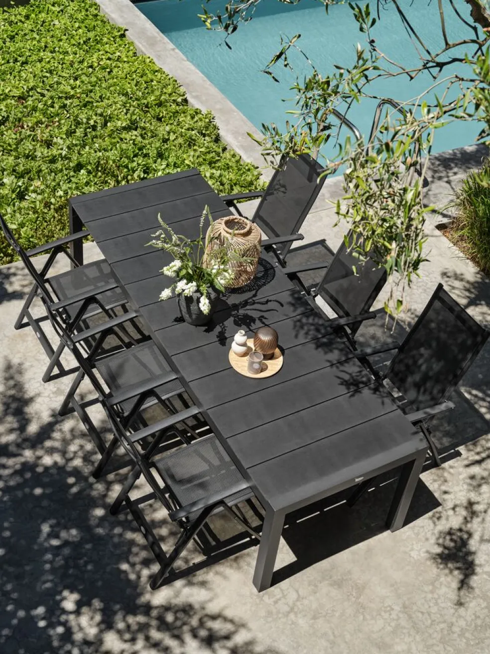 LOMMASilla reclinable LOMMA negro