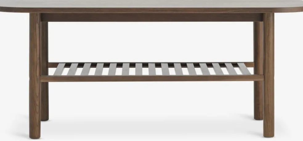 LYNGVIGMesa de centro LYNGVIG 60x110 1 estante roble oscuro