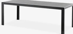 MADERUPMesa de jardín MADERUP A90xL205 negro