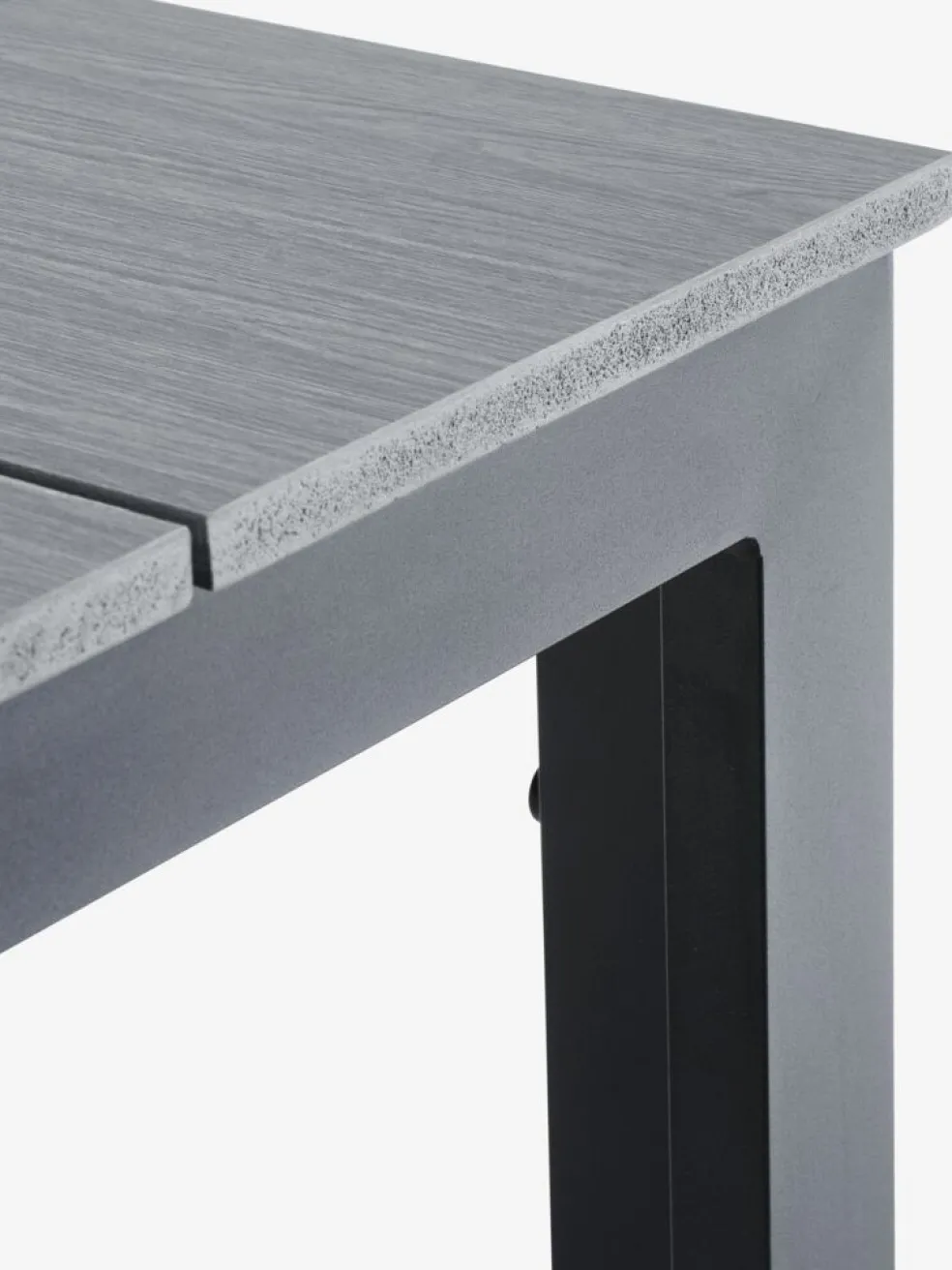 MARIELYST + INGSTRUPMesa MARIELYST L150 gris + 4 sillas INGSTRUP negro