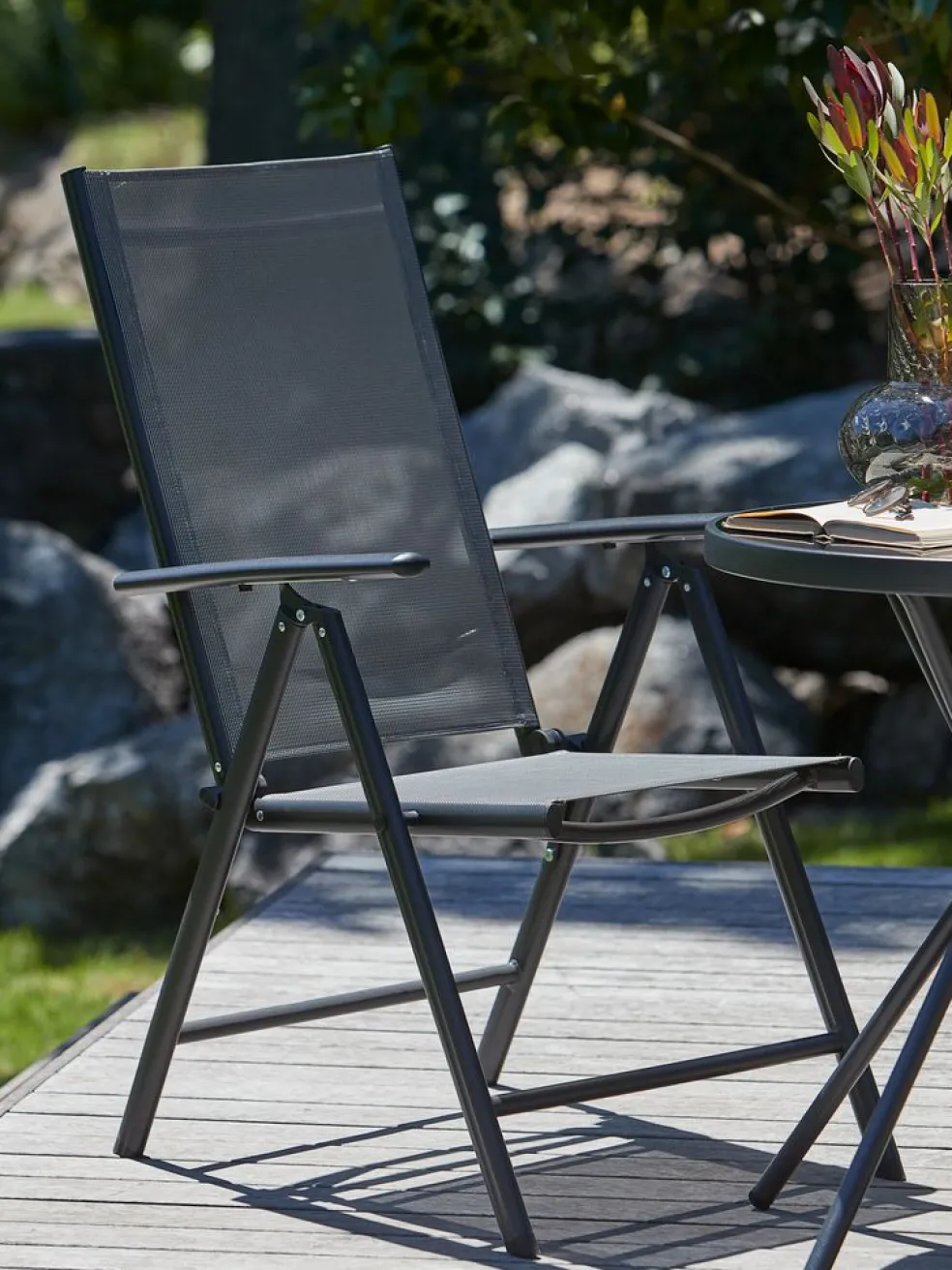 MELLBYSilla reclinable MELLBY negro