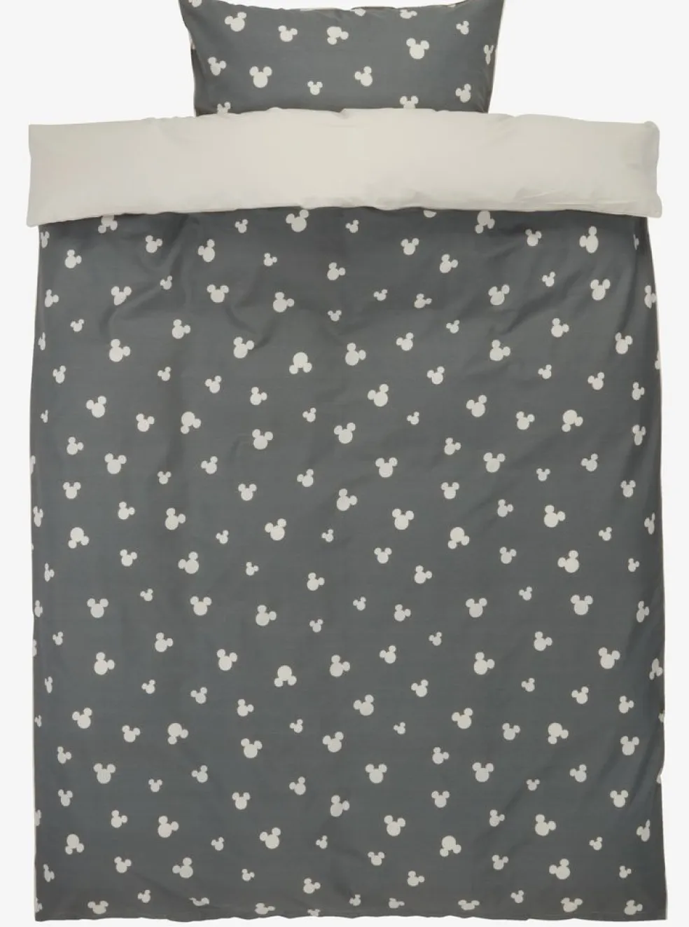 MICKEYJuego funda nórdica MICKEY 155x220 gris