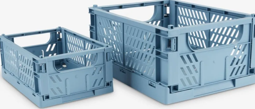 MILASCesta MILAS A16xL25xA10 plegable azul