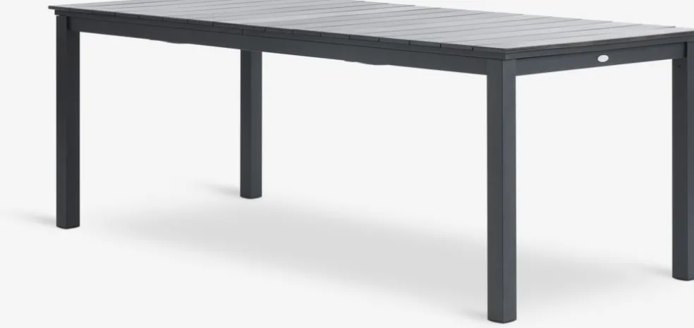 MOSS + MYSENMesa MOSS L214/315 + 4 sillas MYSEN gris