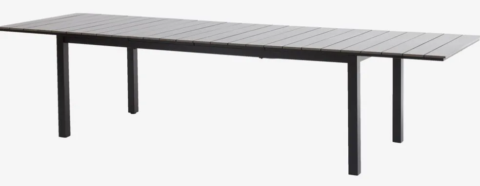 MOSS + MYSENMesa MOSS L214/315 + 4 sillas MYSEN gris