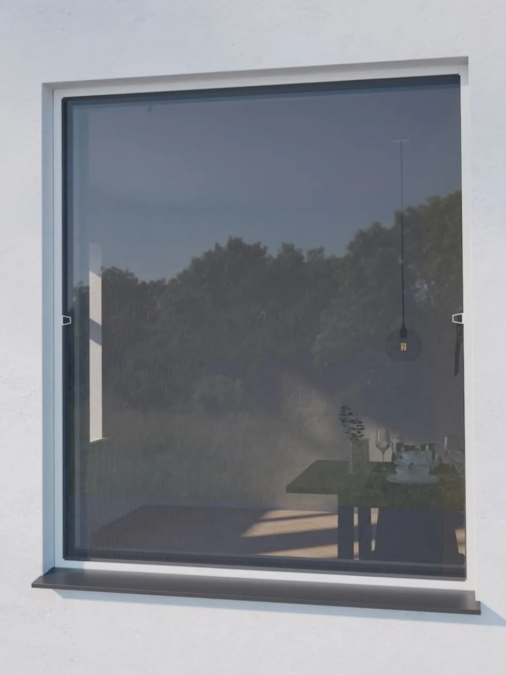 NYORDMosquitera NYORD 130x150 para ventana blanco