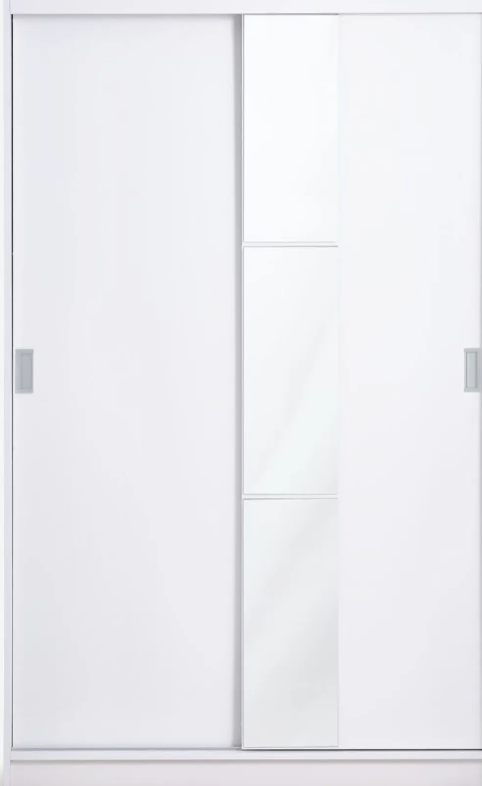 ODDERArmario ODDER 120x201 2 puertas correderas con espejo blanco