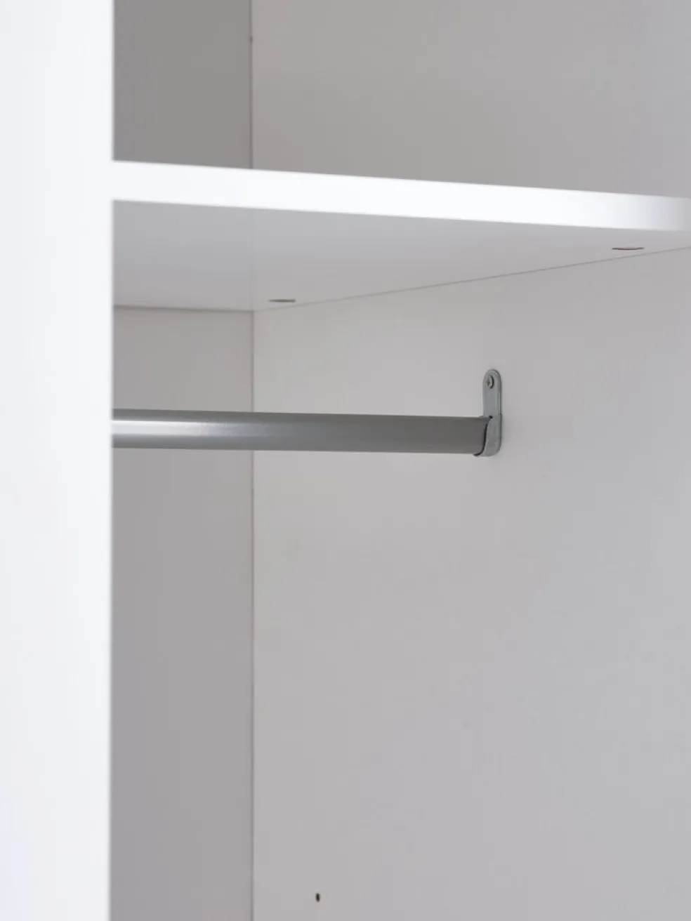 ODDERArmario ODDER 120x201 2 puertas correderas con espejo blanco